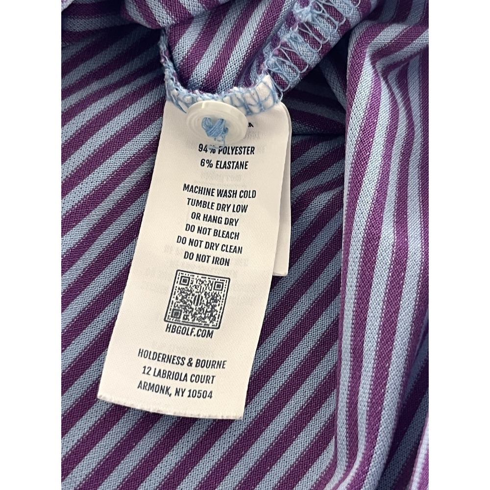 HOLDERNESS & BOURNE Shirt Old Course St Andrews Links Polo Golf Men XXL Read - Picture 8 of 9